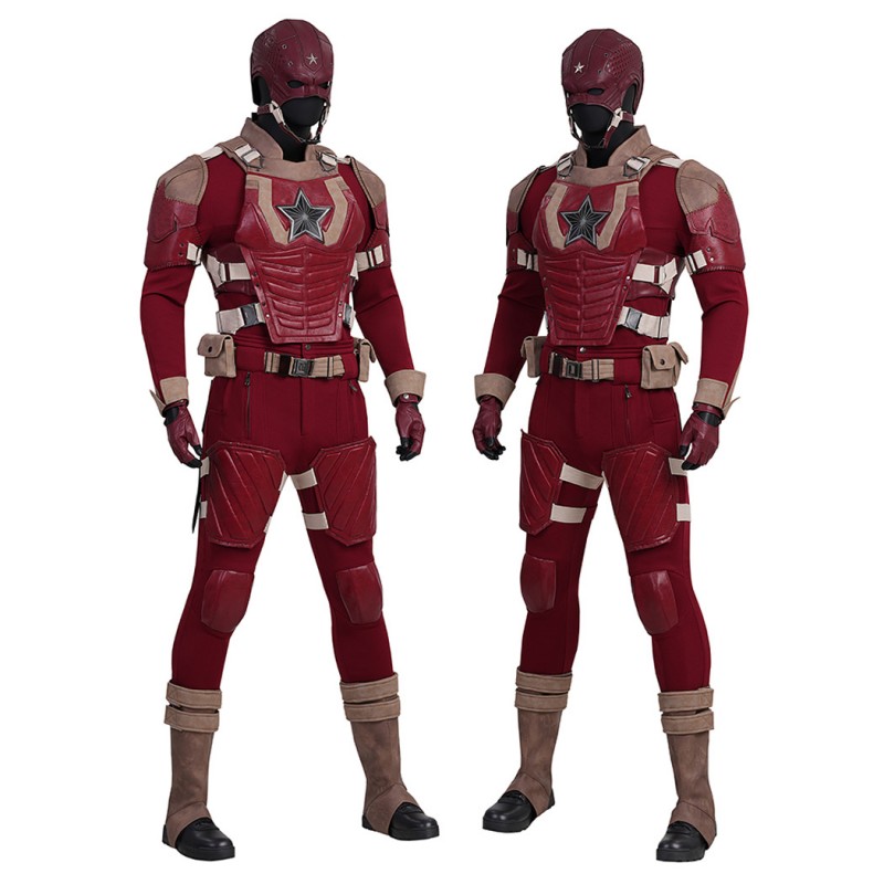 Thunderbolts Red Guardian Costume David Harbour Halloween Cosplay Suit
