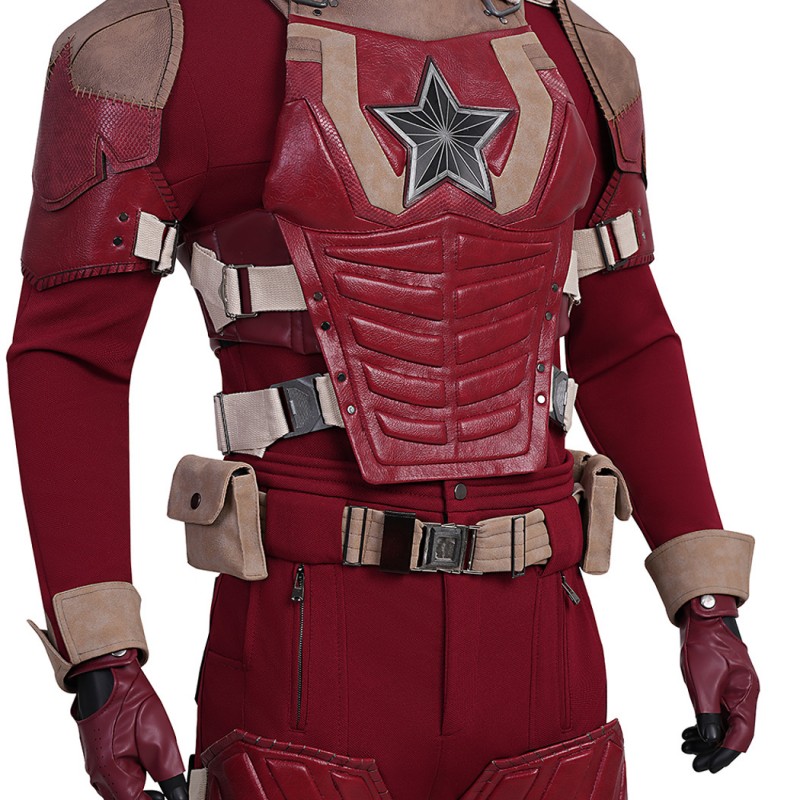 Thunderbolts Red Guardian Costume David Harbour Halloween Cosplay Suit