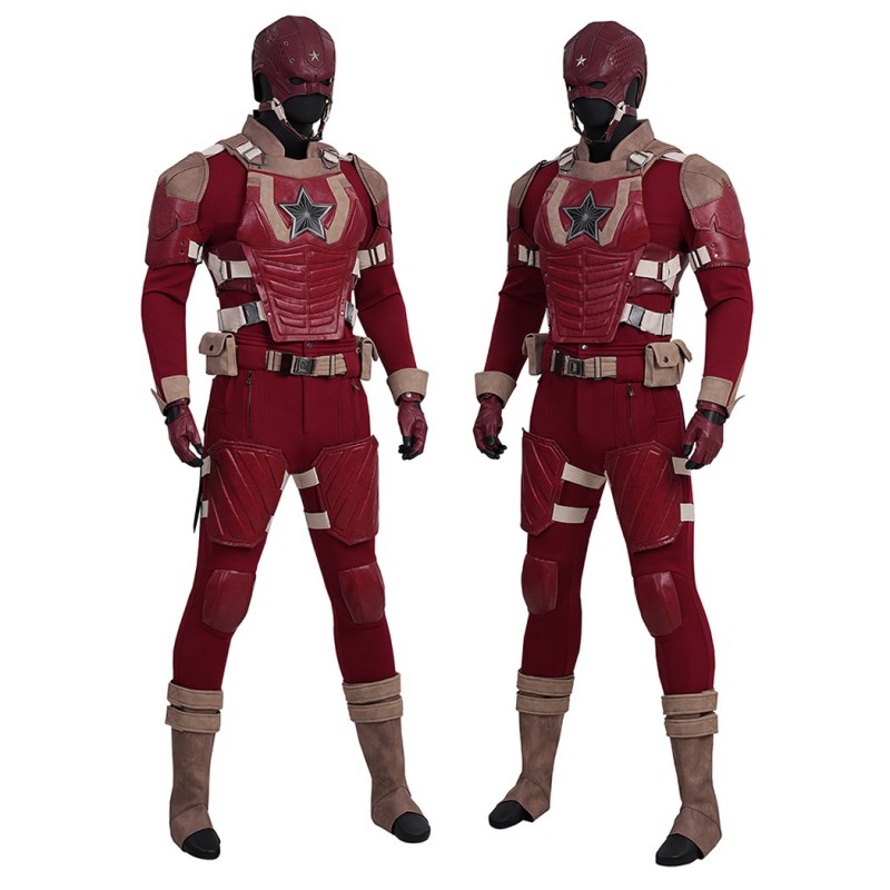 Thunderbolts Red Guardian Costume David Harbour Halloween Cosplay Suit