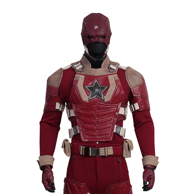 Thunderbolts Red Guardian Costume David Harbour Halloween Cosplay Suit