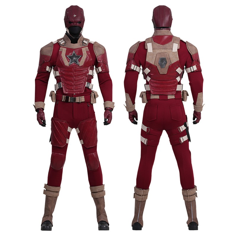 Thunderbolts Red Guardian Costume David Harbour Halloween Cosplay Suit