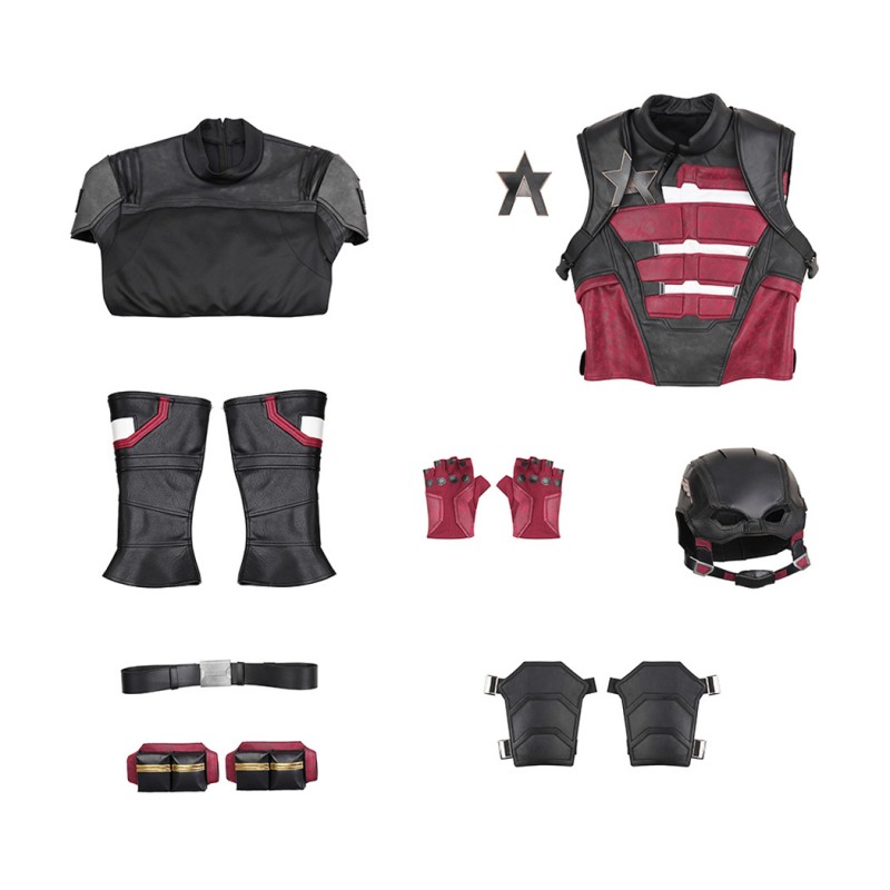 Thunderbolts US Agent Cosplay Costume 2025 John Walker Male Halloween Suit