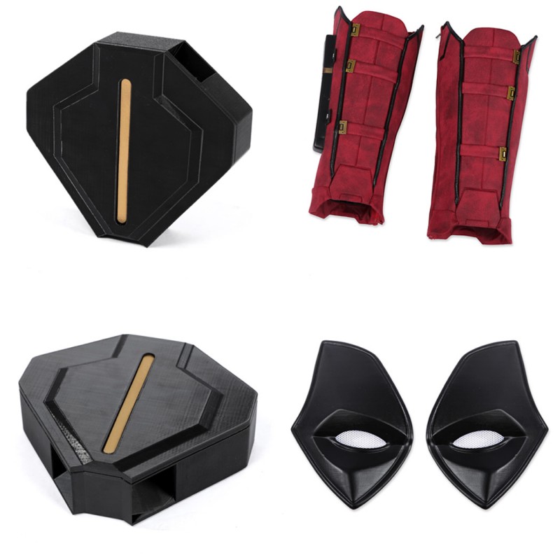 Deadpool 3 Wade Wilson Cosplay Costume Male Red Halloween Suit Optimized Version