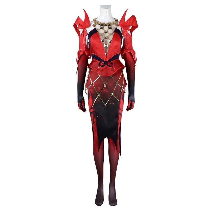 Marvel Rivals Scarlet Witch Costume Emporium Matron Cosplay Suit