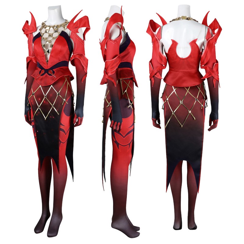 Marvel Rivals Scarlet Witch Costume Emporium Matron Cosplay Suit