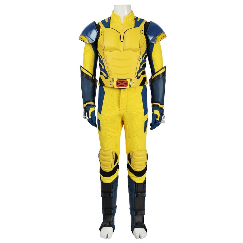 Kids Wolverine Costume Deadpool 3 Cosplay Suit Yellow Halloween Outfits