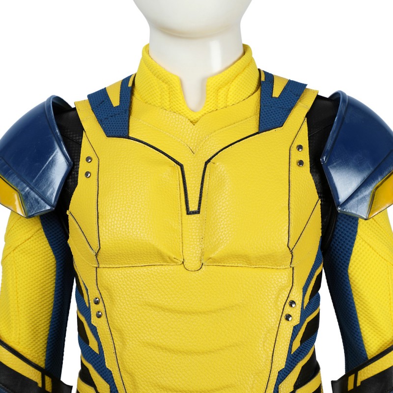 Kids Wolverine Costume Deadpool 3 Cosplay Suit Yellow Halloween Outfits
