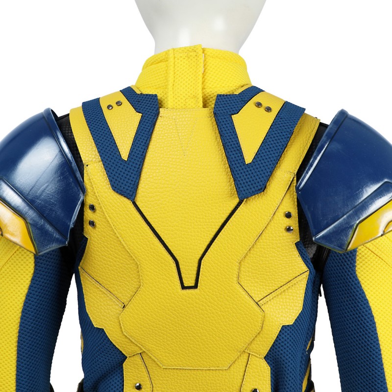 Kids Wolverine Costume Deadpool 3 Cosplay Suit Yellow Halloween Outfits