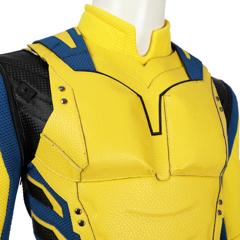 Kids Wolverine Costume Deadpool 3 Cosplay Suit Yellow Halloween Outfits