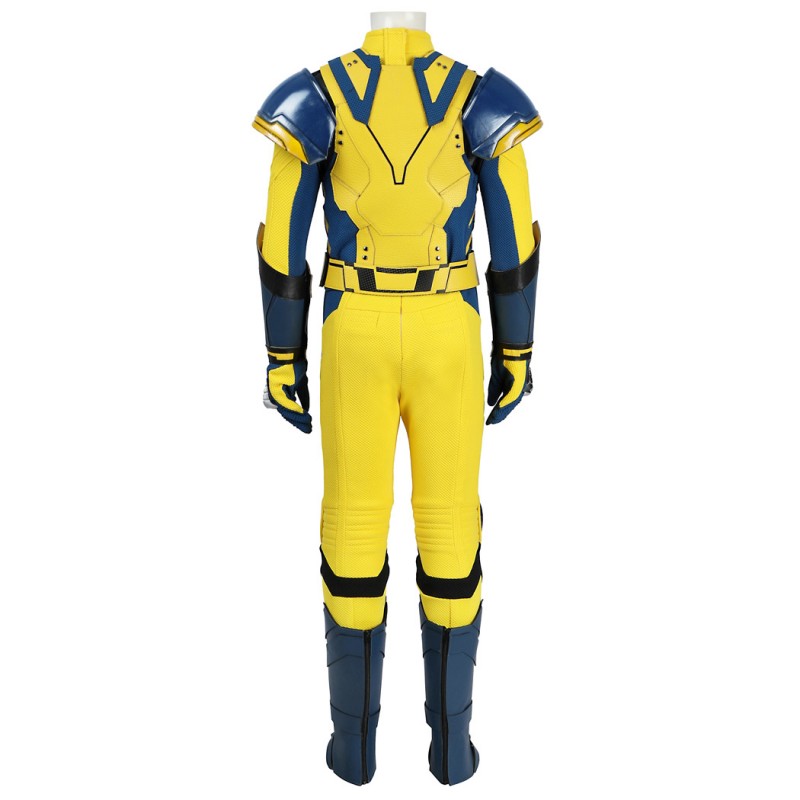 Kids Wolverine Costume Deadpool 3 Cosplay Suit Yellow Halloween Outfits
