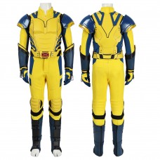Kids Wolverine Costume Deadpool 3 Cosplay Suit Yellow Halloween Outfits