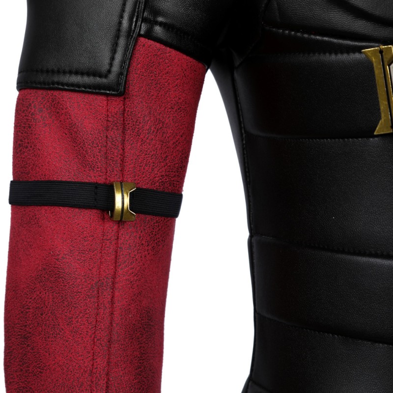 Kids Deadpool 3 Costume Wade Wilson Halloween Suit Red Outfits