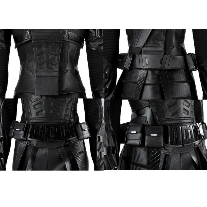Thunderbolts Ava Starr Cosplay Costume Ghost Halloween Suit Black Outfit