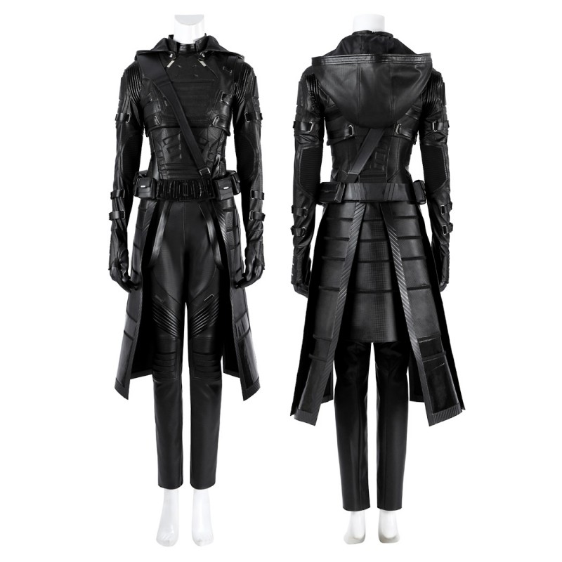 Thunderbolts Ava Starr Cosplay Costume Ghost Halloween Suit Black Outfit