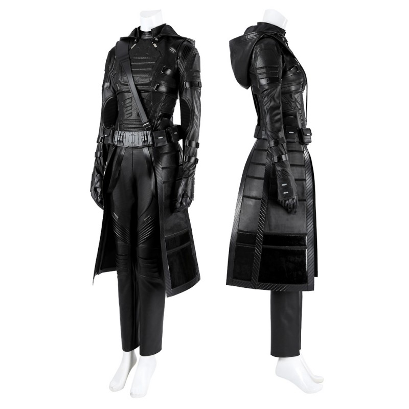 Thunderbolts Ava Starr Cosplay Costume Ghost Halloween Suit Black Outfit