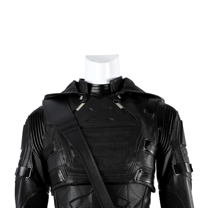 Thunderbolts Ava Starr Cosplay Costume Ghost Halloween Suit Black Outfit