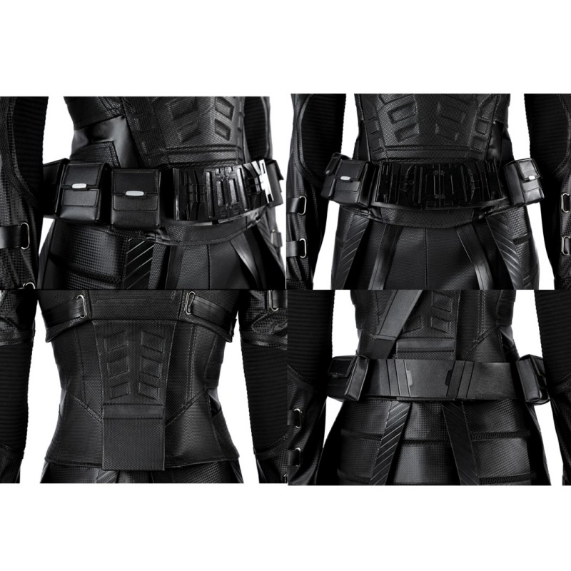 Thunderbolts Ava Starr Cosplay Costume Ghost Halloween Suit Black Outfit