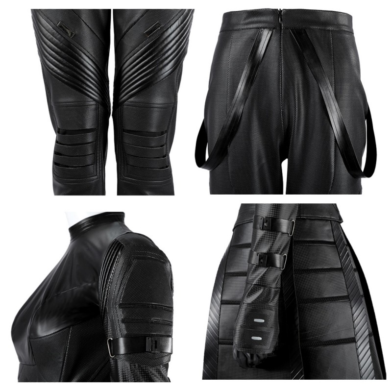 Thunderbolts Ava Starr Cosplay Costume Ghost Halloween Suit Black Outfit