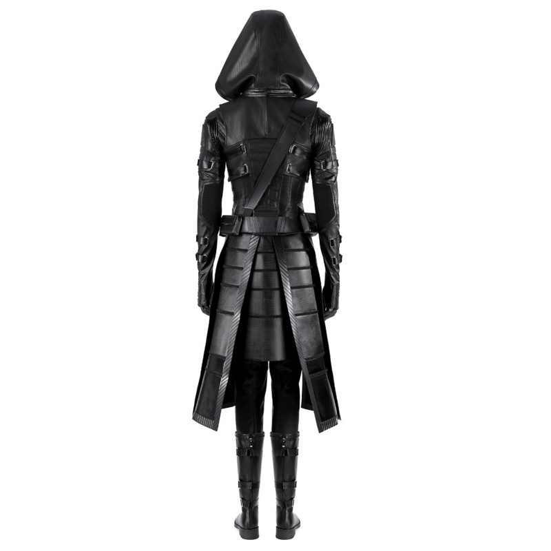 Thunderbolts Ava Starr Cosplay Costume Ghost Halloween Suit Black Outfit