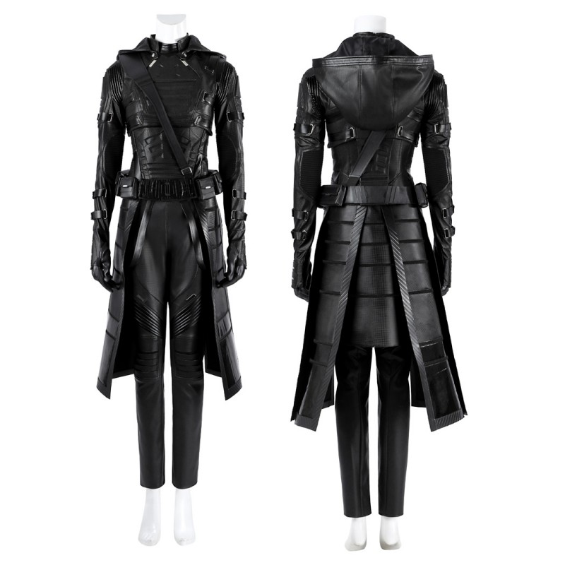 Thunderbolts Ava Starr Cosplay Costume Ghost Halloween Suit Black Outfit