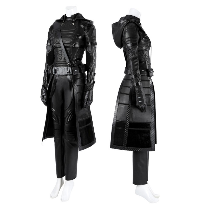 Thunderbolts Ava Starr Cosplay Costume Ghost Halloween Suit Black Outfit