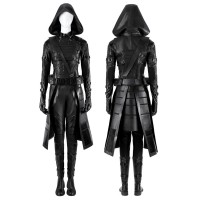 Thunderbolts Ava Starr Cosplay Costume Ghost Halloween Suit Black Outfit