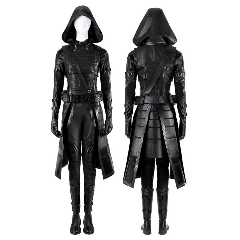 Thunderbolts Ava Starr Cosplay Costume Ghost Halloween Suit Black Outfit