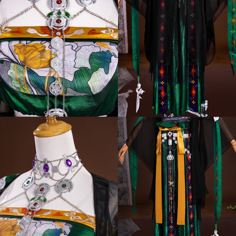 Where Winds Meet Zui Hua Yin Cosplay Costume Game Halloween Suit