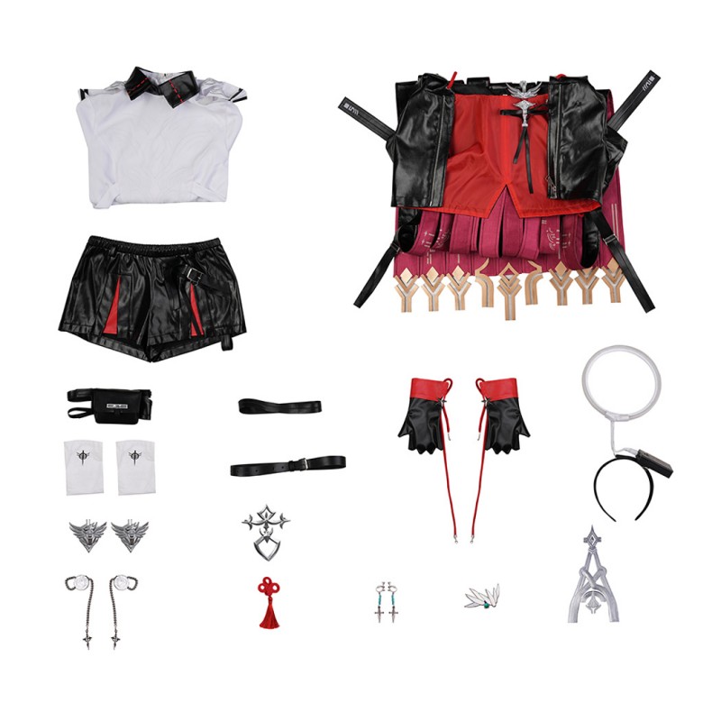 Arknights Exusiai the New Covenant Cosplay Costume Game Women Halloween Suit