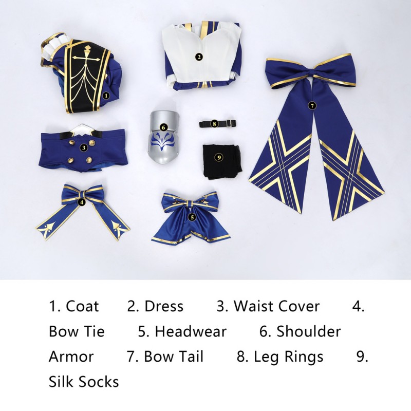 Honkai Star Rail Saber Costume Game Women Cosplay Suit