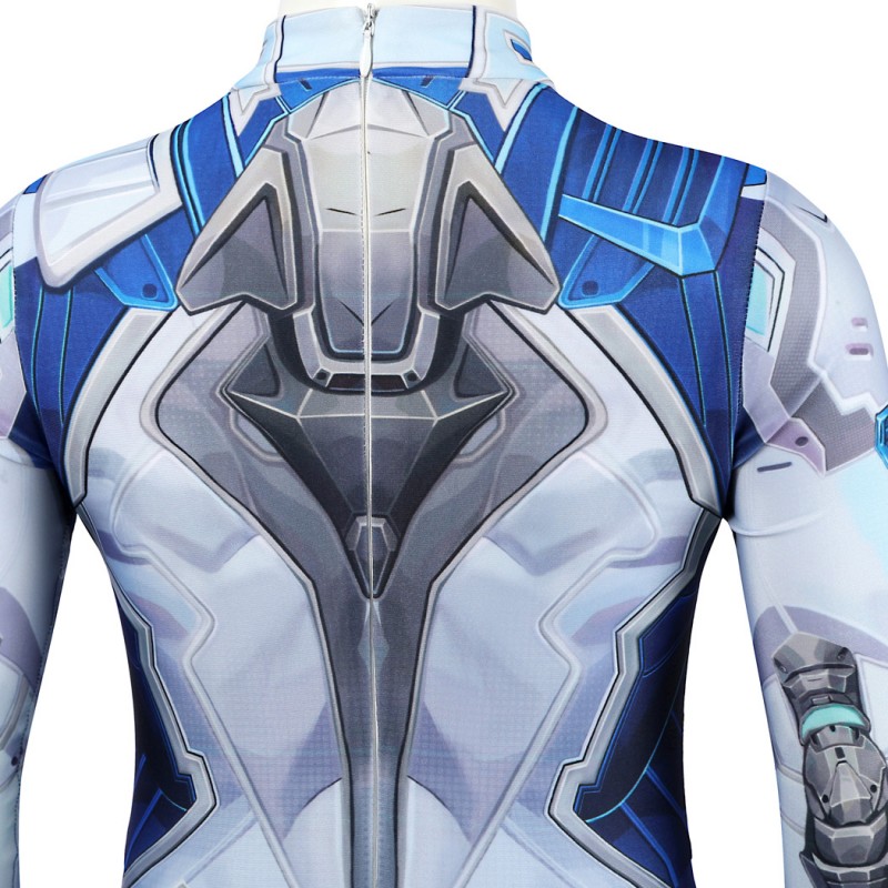 Kids Marvel Rivals The Fantastic Four First Steps Mister Fantastic Jumpsuit Cosplay Costume