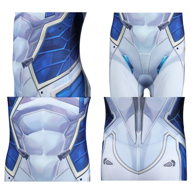 Kids Marvel Rivals The Fantastic Four First Steps Mister Fantastic Jumpsuit Cosplay Costume