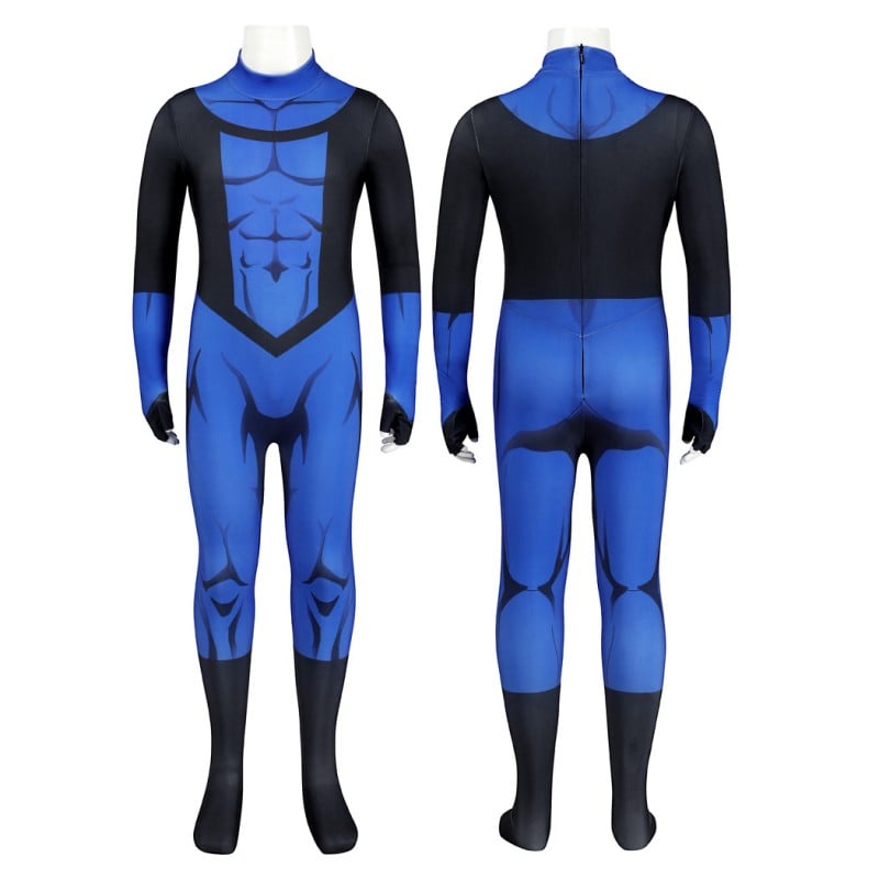 Kids Mark Grayson Jumpsuit Invincible Season 3 Cosplay Costume Printed Suit