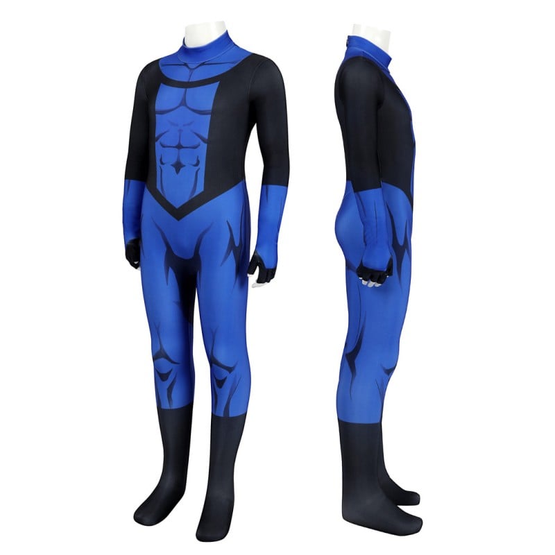 Kids Mark Grayson Jumpsuit Invincible Season 3 Cosplay Costume Printed Suit