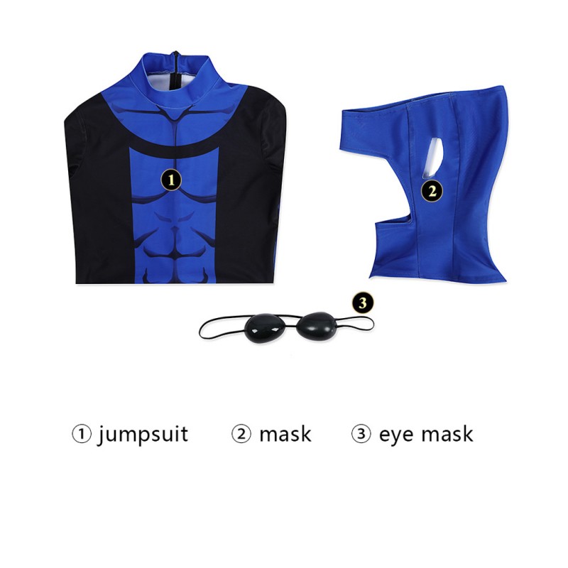 Kids Mark Grayson Jumpsuit Invincible Season 3 Cosplay Costume Printed Suit