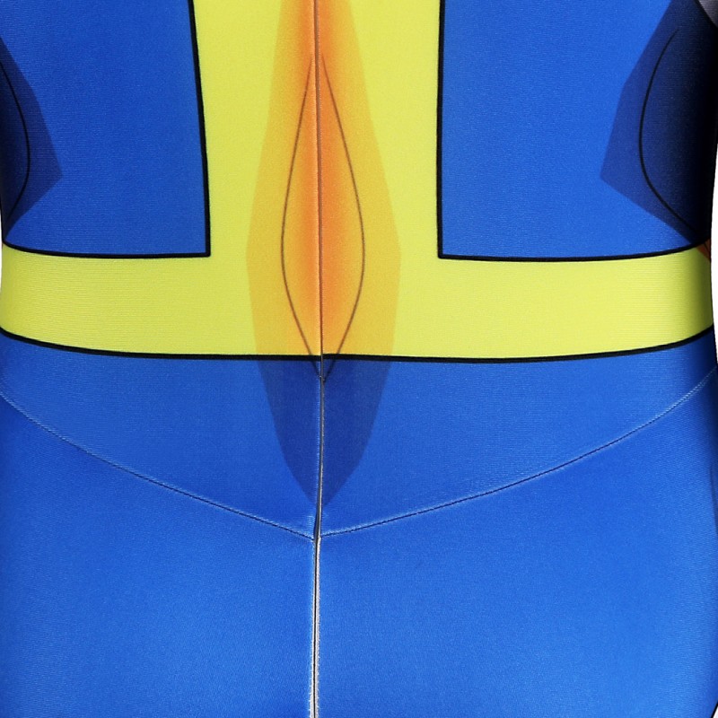 Kids The Immortal Jumpsuit Invincible Season 3 Cosplay Costume Printed Suit