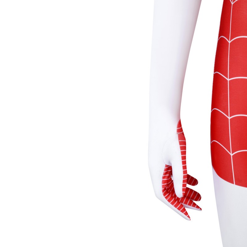 Spiderman Mary Jane Watson Jumpsuit Earth-18119 Cosplay Costume Red Suit