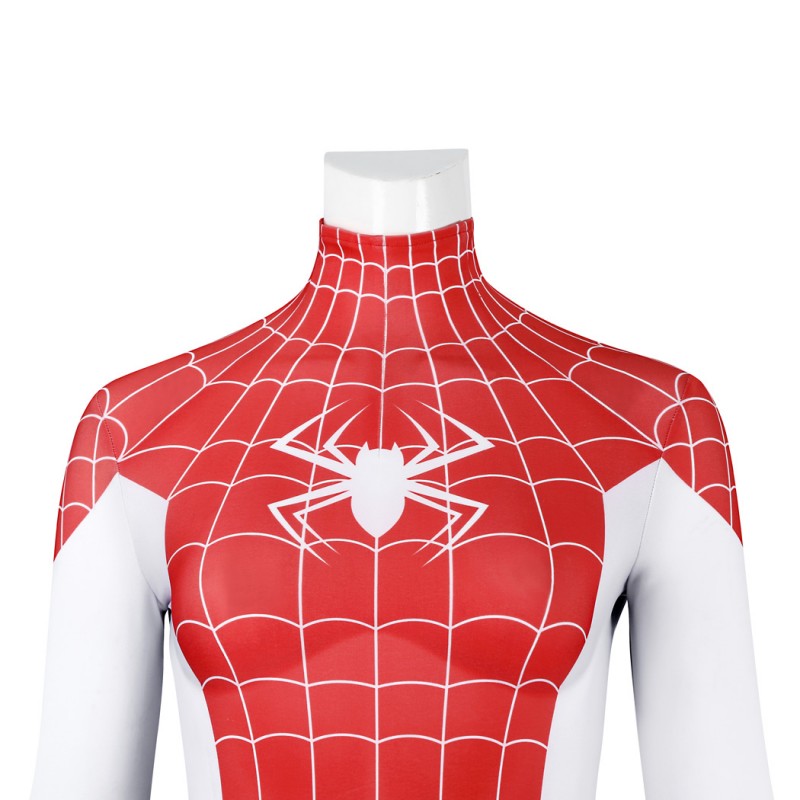 Spiderman Mary Jane Watson Jumpsuit Earth-18119 Cosplay Costume Red Suit