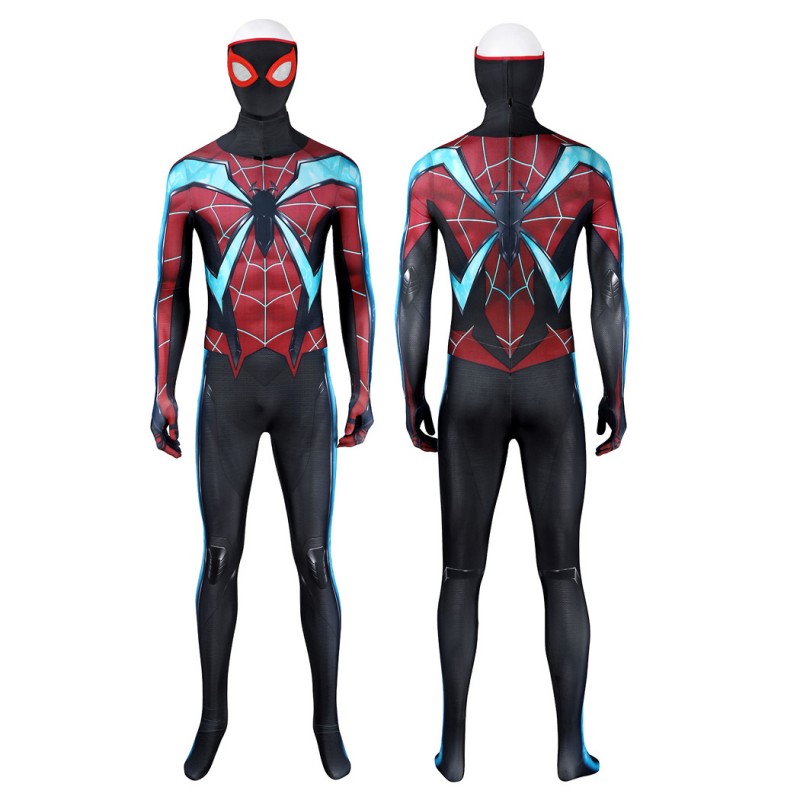 Spider-Man 2 Evolved Suit Miles Morales Cosplay Costumes