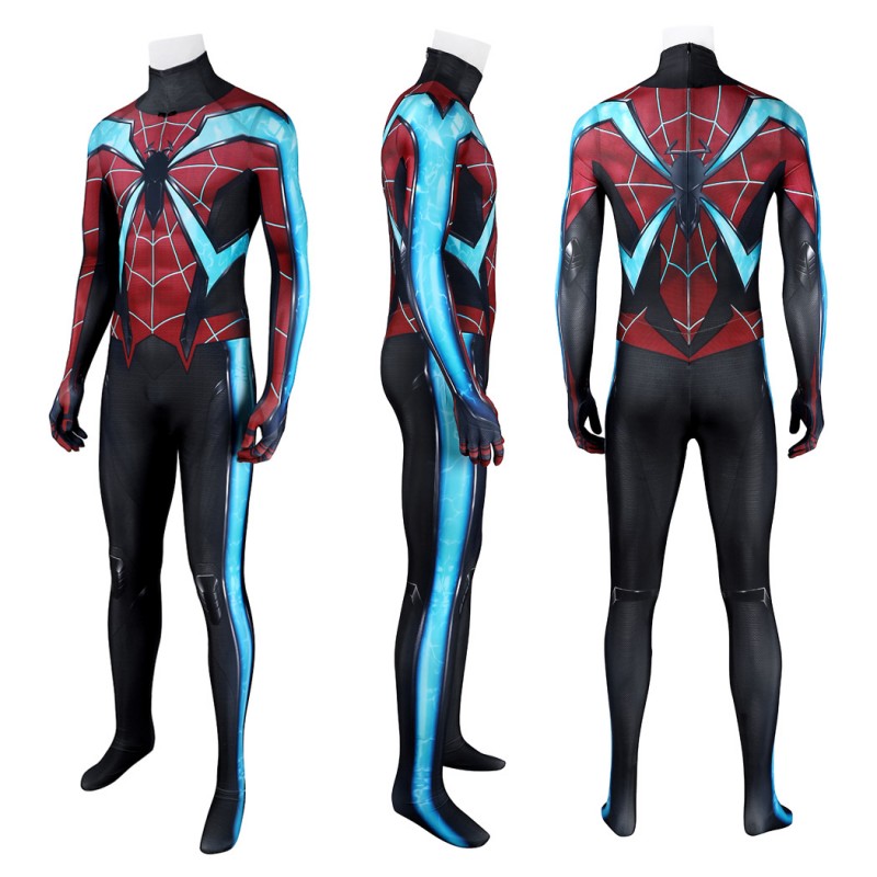 Spider-Man 2 Evolved Suit Miles Morales Cosplay Costumes