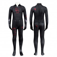Kids Matt Murdock Jumpsuit Daredevil Born Again Season 2 Cosplay Costume Black Suit