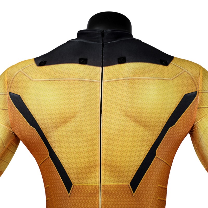 Thunderbolts Sentry Jumpsuit Yellow Cosplay Costume Male Printed Suit