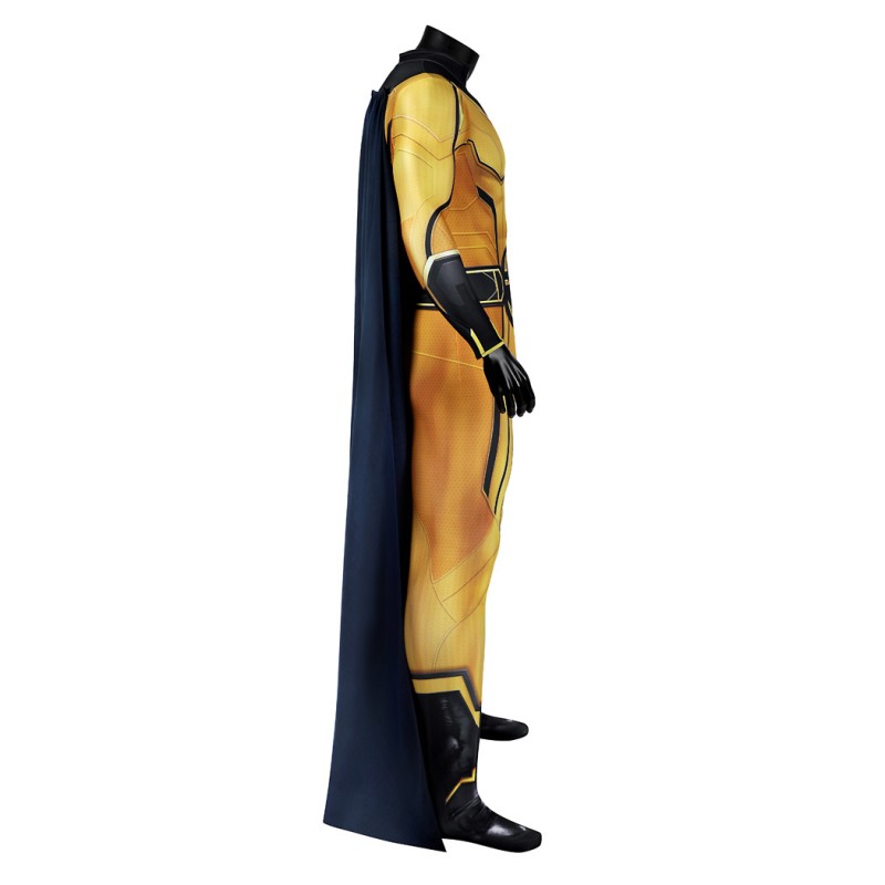 Thunderbolts Sentry Jumpsuit Yellow Cosplay Costume Male Printed Suit