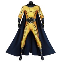 Thunderbolts Sentry Jumpsuit Yellow Cosplay Costume Male Printed Suit