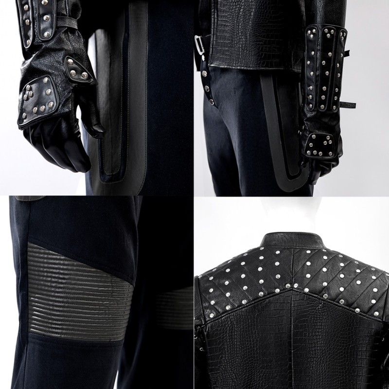 The Witcher 5 Geralt of Rivia Costume The Lady of the Lake Halloween Cosplay Suit