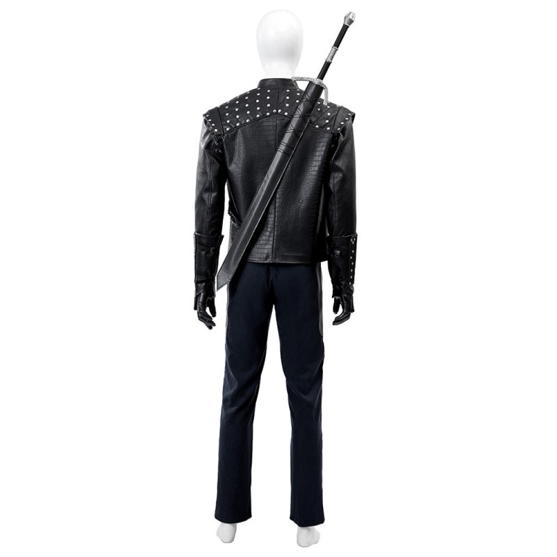 The Witcher 5 Geralt of Rivia Costume The Lady of the Lake Halloween Cosplay Suit