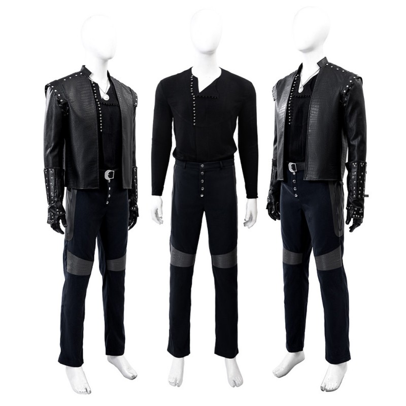 The Witcher 5 Geralt of Rivia Costume The Lady of the Lake Halloween Cosplay Suit