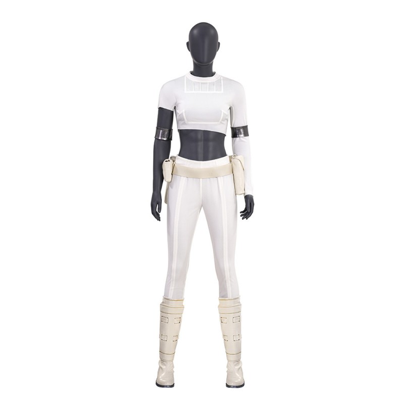 Star Wars 2 Attack Of The Clones Cosplay Costumes Padme Amidala Suit White Short Outfits