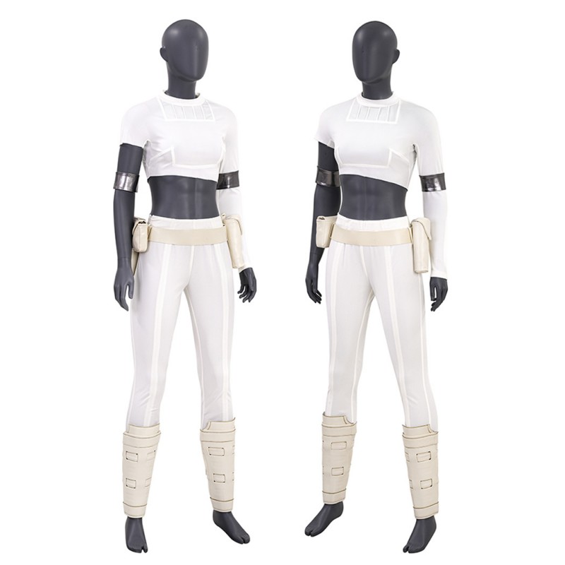 Star Wars 2 Attack Of The Clones Cosplay Costumes Padme Amidala Suit White Short Outfits