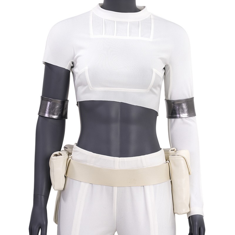 Star Wars 2 Attack Of The Clones Cosplay Costumes Padme Amidala Suit White Short Outfits